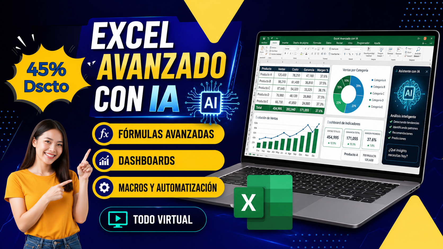 Excel Avanzado con IA - C1 y C2