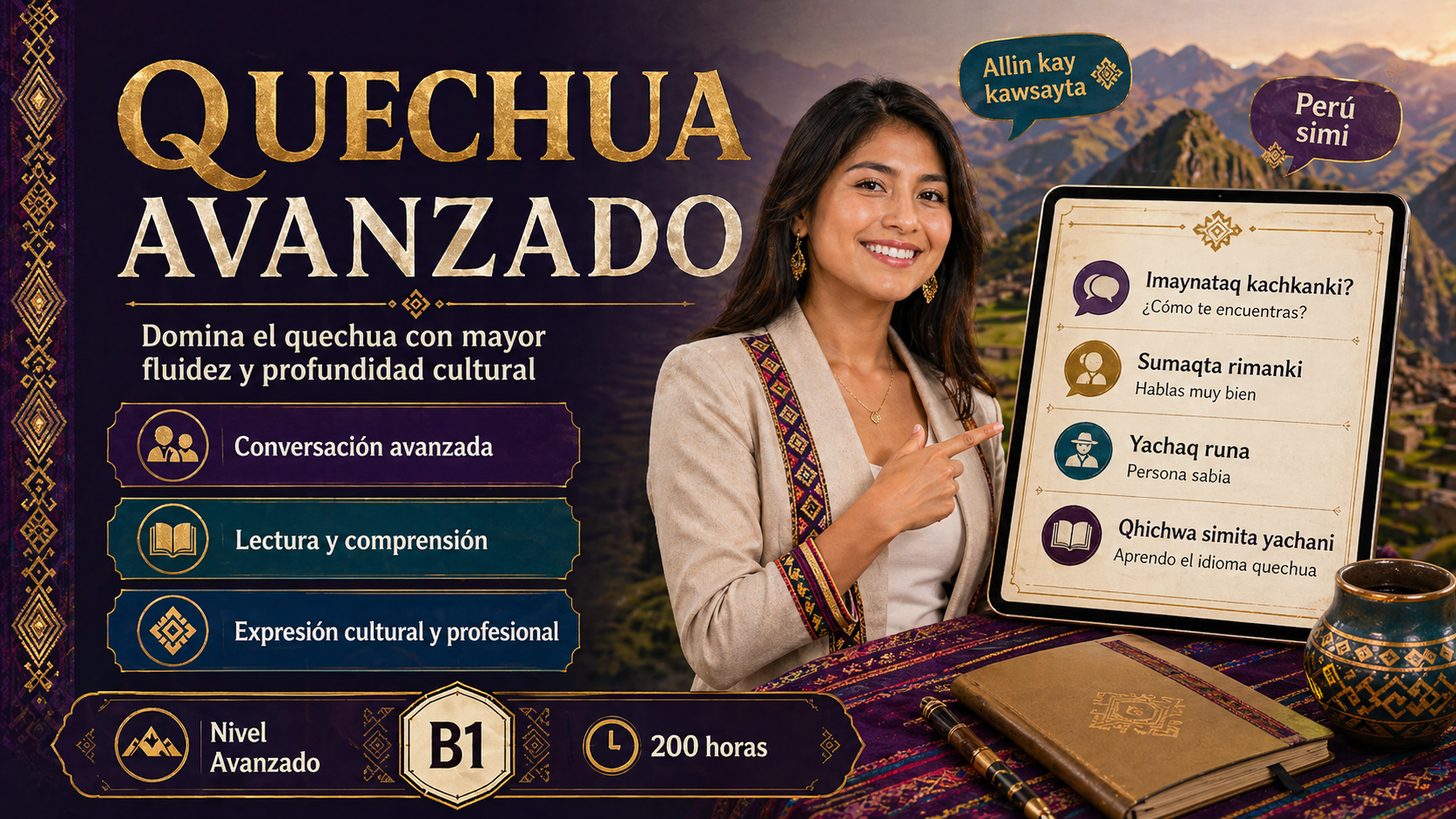 Quechua Avanzado - C1 y C2